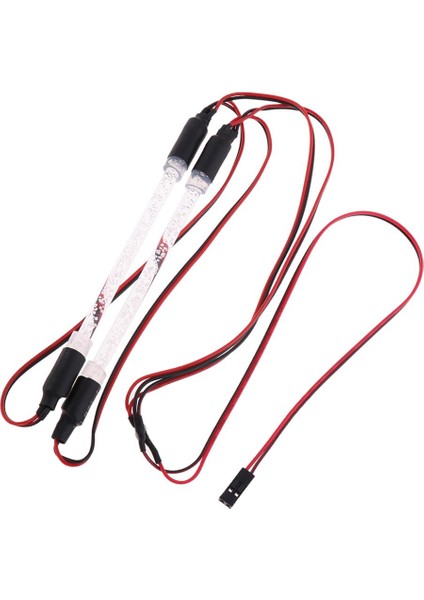 2pcs 94123 LED Işık Çubuğu Şasi Işıkları Alıcı Güç Far Rc Drifting 1:10 Kamyon Paletli Buggy Araba Kırmızı indirimleri