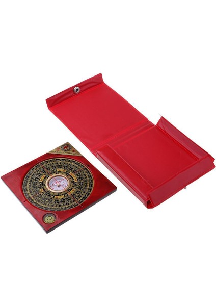 4 Inç Vintage Feng Shui Luo Pan Pusula Çin Hongkong Zombi Film Prop 11X11CM (Yurt Dışından)
