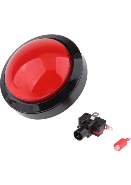 Arcade Makinesi Için 12V Dome Dışbükey Tip LED Illumine Push Düğmesi(Yurt Dışından)
