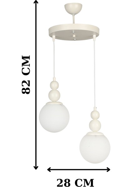 Holla 2'li Özel Tasarım Sarkıt Avize - Oturma Odası - Salon - Mutfak - Ofis modelleri