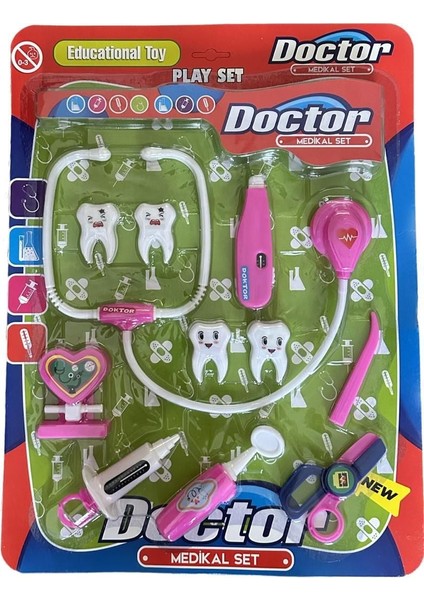 Kartelalı Büyük Dişli Doktor Seti
