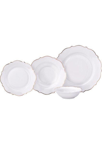 Eliza Collection 60 Parça Gold Yemek Takımı