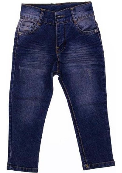 Başak Çocuk Giyim 1013461 Krınkıl Kot Pant 9/12 Yaş - Lacivert - 12-13 Yaş