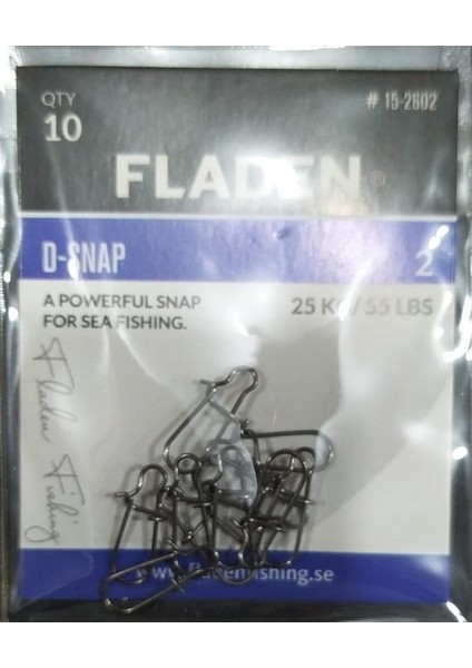 Fladen D-Snap- Rapala-Jig Klips