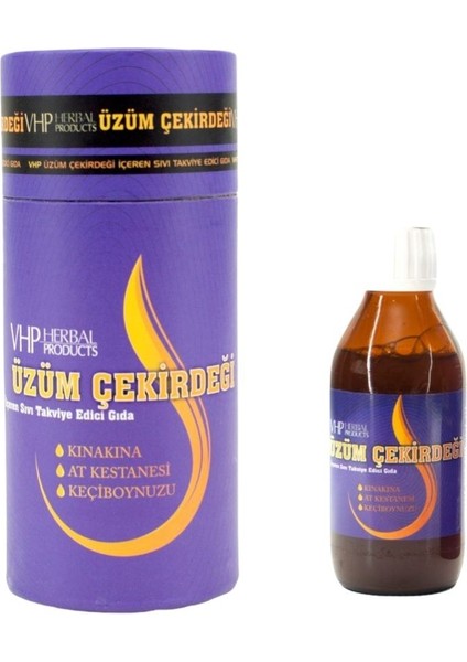 Üzüm Çekrdeği İçeren Sıvı Gıda Takviyesi 100 ml