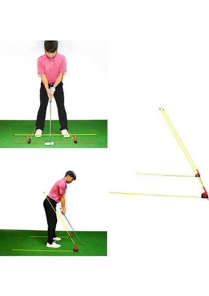 Taşınabilir Golf Swing Trainer Gest Cevnit Yardımcı Aracı