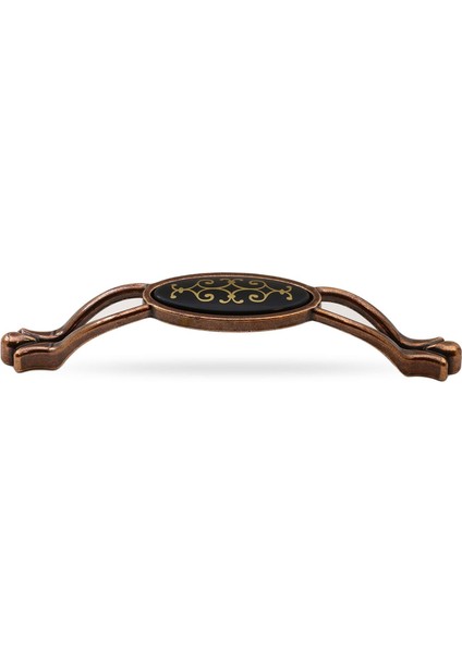 Erdem Çekmece Dolap Kapak Kulpu Kulbu 128 mm Antik Bakır Metal Kulp
