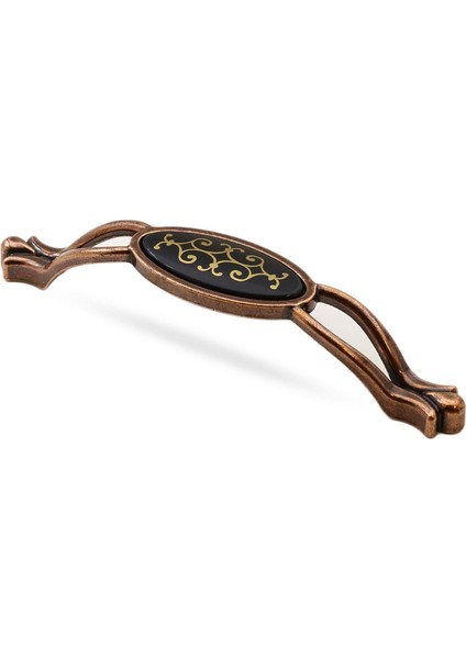 Erdem Çekmece Dolap Kapak Kulpu Kulbu 128 mm Antik Bakır Metal Kulp