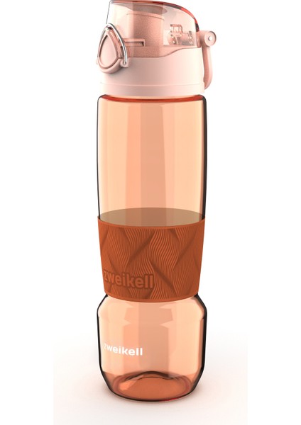Rosso Sleeve Rose Bpa Içermez 650 ml Tritan Kırılmaz Suluk - Su Matarası