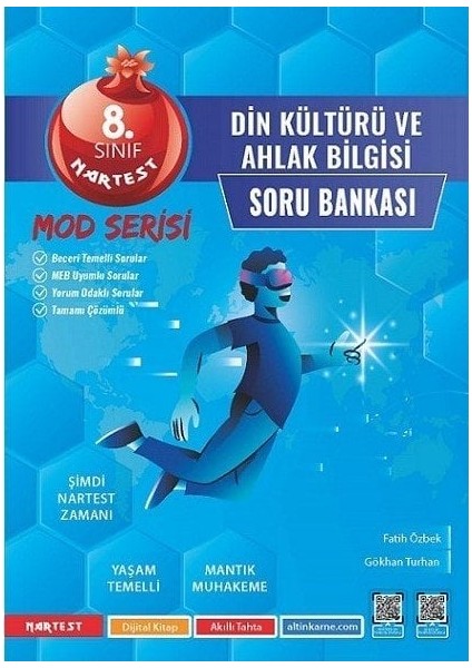 Nartest Yayınevi 8. Sınıf LGS Mod Din Kültürü ve Ahlak Bilgisi Soru Bankası - Nartest Yayınevi Mod