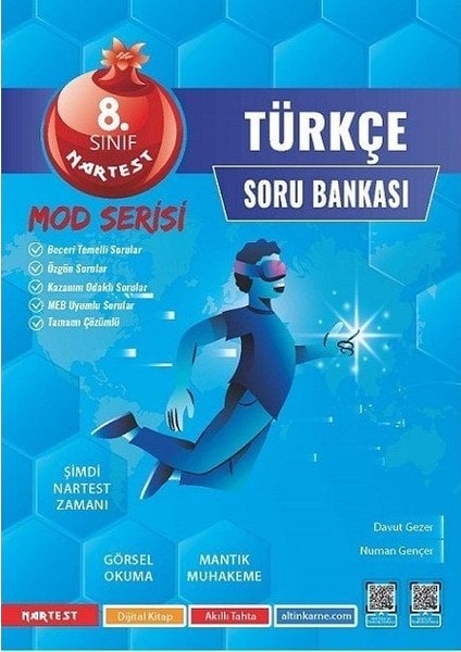 8. Sınıf LGS Mod Türkçe Soru Bankası - Nartest Yayınevi Mod
