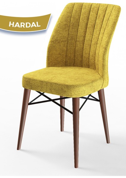 Concept Arp Serisi, Barok Ahşap Desen 70 x 110 cm Sabit Mutfak Masası Takımı, 4 Sandalye modelleri