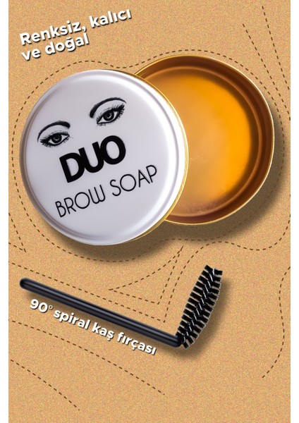 Brow Soap - Argan Yağlı Kaş Sabitleyici Sabun 20 ml