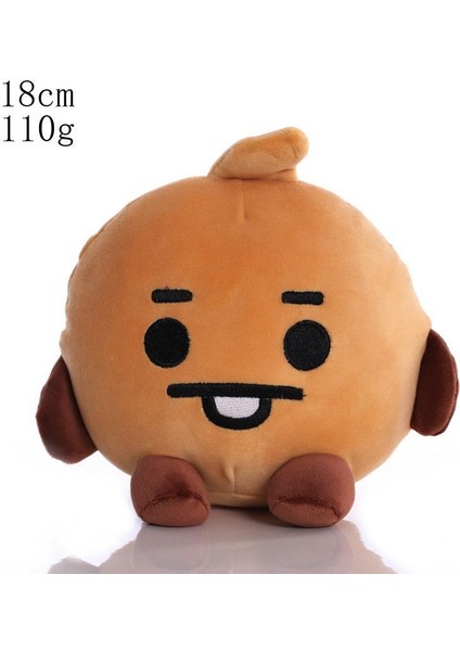 Yuandong BT21 Tata Sevimli Çizgi Peluş Bebek