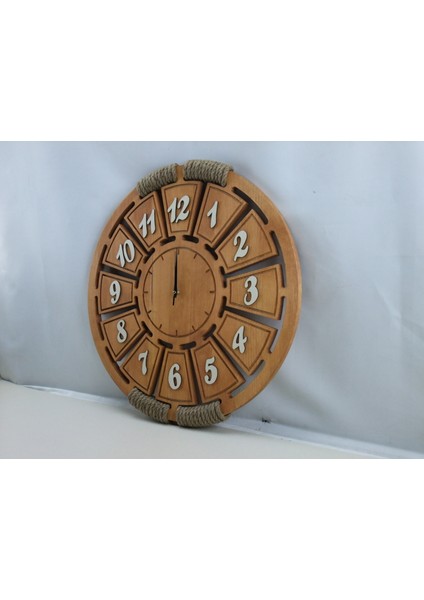 Doğal Çam Ağacından 55CM Çapında Duvar Saati fiyatları