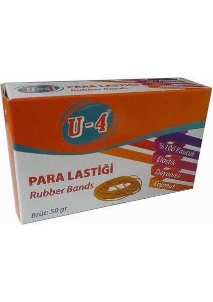 Ambalaj Paket Para Lastiği 50 gr 1 Paket