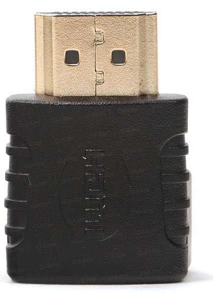 DK-HD-AMXF90 HDMI Çevirici Adaptör Siyah 90derece Dönüştürücü Dirsek