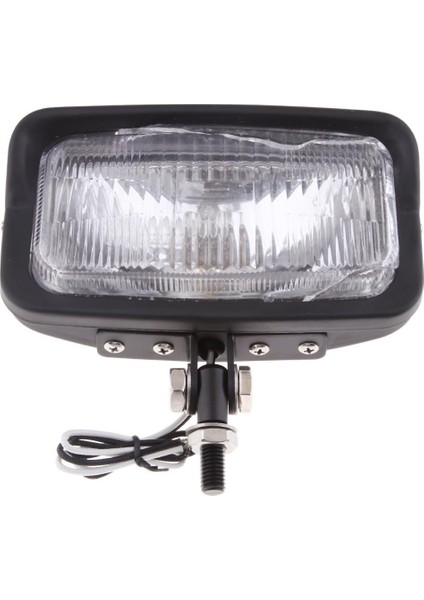 12V 55W Motosiklet Far Montajı 6.5 "dikdörtgen Lamba Universal Chrome (Yurt Dışından)