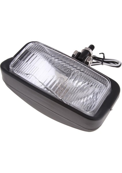 12V 55W Motosiklet Far Montajı 6.5 "dikdörtgen Lamba Universal Chrome (Yurt Dışından) indirimleri