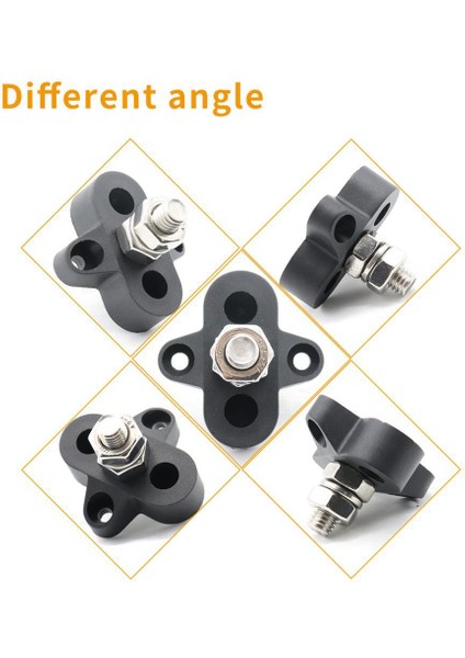 Tekne DC48V Heavy Hizmetçi Tek Terminal Sapı M8 Güç Dağıtım (Yurt Dışından)