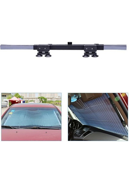 Araba Ön Cam Güneşi Kapağı Perde Güneş Vizörleri Otomobil Mpv 70CM Için Uygun (Yurt Dışından)