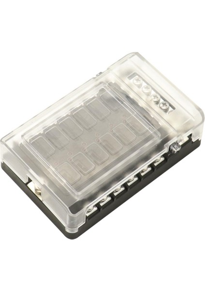 LED Göstergesi 12V-32V ile 12 Yollu Deniz Su Geçirmez Sigorta Kutusu Blok Tutucu (Yurt Dışından)