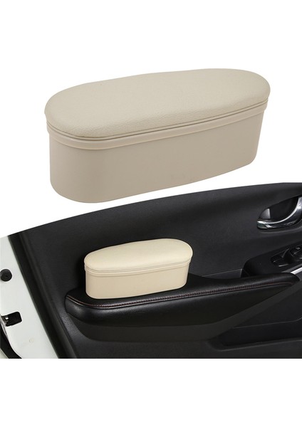 Sol Kapı Araba Kol Saklama Kutusu Kapı Kollarından Yastık Organizatör Bej (Yurt Dışından) fırsatları