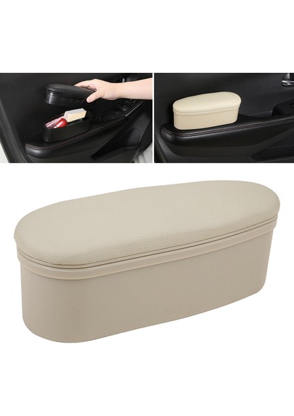 Sol Kapı Araba Kol Saklama Kutusu Kapı Kollarından Yastık Organizatör Bej (Yurt Dışından) indirimleri