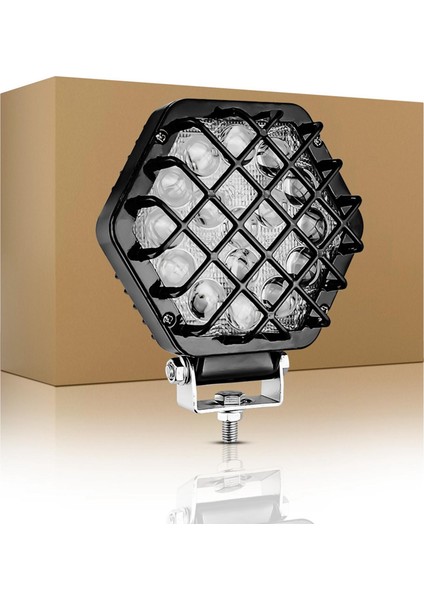 5 Inç 48W LED Işık IP67 Su Geçirmez Suv Teknesi 4800LM Siyah (Yurt Dışından)
