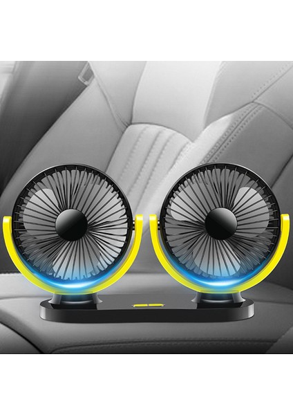 Mini USB Araba Fanı Rv Ana Sayfa Masaüstü Araba Siyah Sarı 24X16CM (Yurt Dışından) fırsatları