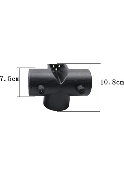 Araba Isıtıcı Hava Havalandırıcı Egzoz Konnektörü Boru Çıkışı Park Isıtıcı 75MM T Şekil (Yurt Dışından)