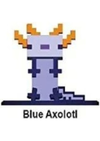 Minecraft Tekli Paket Nano Figürler - Blue Oxolotl