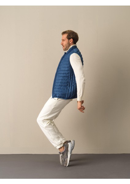 Erkek Mavi Regular Fit Şişme Yelek fiyatları