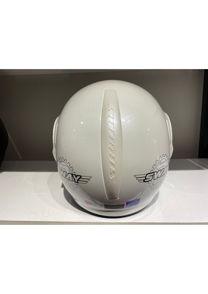 Kask Sway Stratos Çene Açılır Beyaz