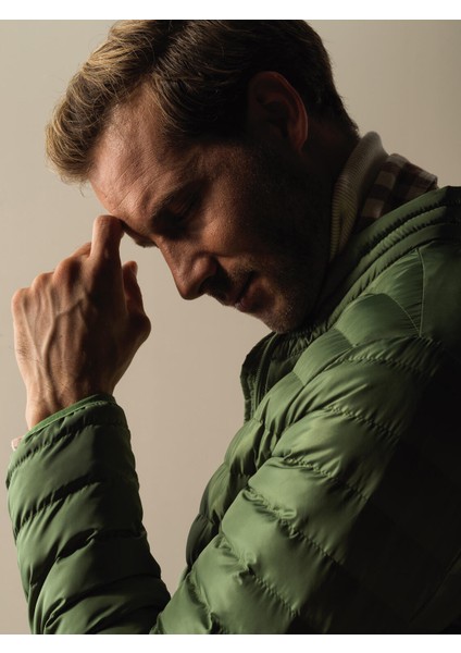 Erkek Yeşil Regular Fit Şişme Mont fiyatları