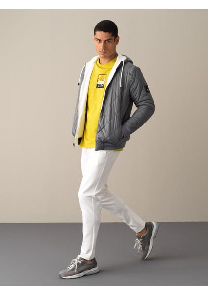 Erkek Gri Çift Taraflı Regular Fit Mont fiyatları