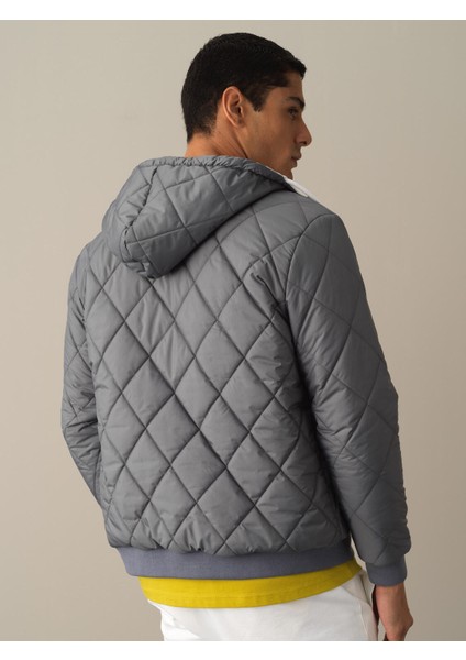 Erkek Gri Çift Taraflı Regular Fit Mont indirimleri