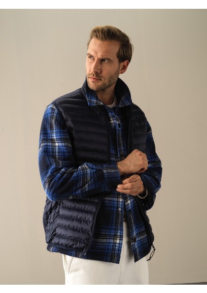 Erkek Lacivert Regular Fit Şişme Yelek fiyatları