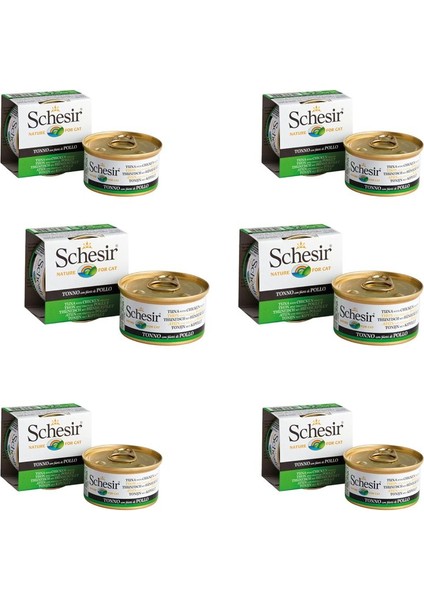 Ton Balıklı ve Tavuklu Yetişkin Kedi Konservesi 85 gr x 6 Adet