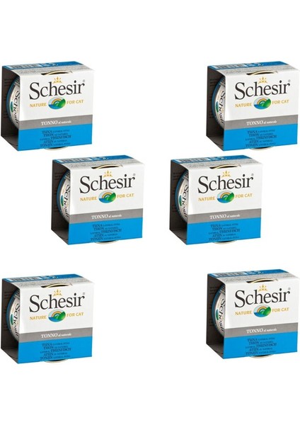 Suda Pişirilmiş Ton Balıklı Yetişkin Kedi Konservesi 85 gr x 6 Adet