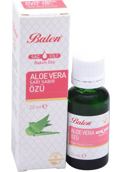 Aloe Vera-Sarı Sabır Yağı 20 ml
