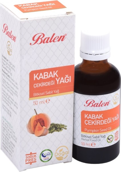 Kabak Çekirdeği Yağı 50 ml