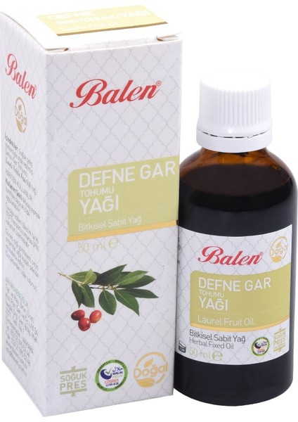 Defne-Gar Tohumu Yağı 50 ml