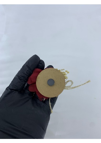 Kına Geceleri Için 25 Adet Magnet Kına Tüpü Bordo Lazer Kesimli Hediyelik