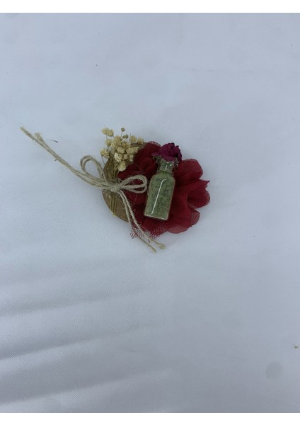 Kına Geceleri Için 25 Adet Magnet Kına Tüpü Bordo Lazer Kesimli Hediyelik