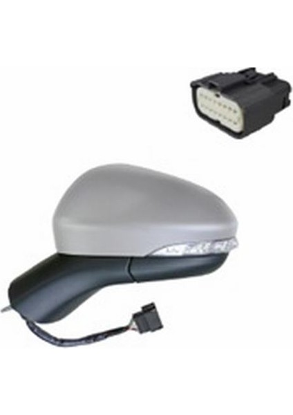 Ford Mondeo Dış Dikiz Aynası Elektrikli Isıtmalı Sinyalli 6 Pin Astarlı Sol 2014- DS7317E715EE