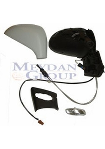 Peugeot 207- 06/12 Kapı Aynası Sağ Manuel/sinyalli/sensörlü/gri Kapaklı 4+2 Fişli (Famella) 96806158XT