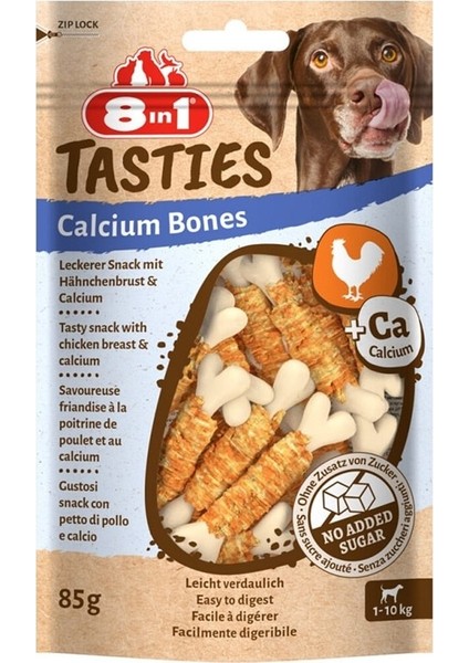 Tasties Calcium Bones Tavuk Sargılı Köpek Ödülü 85 gr