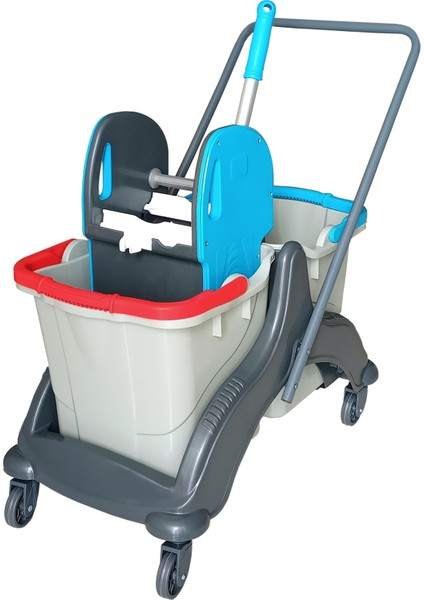 Çift Kovalı Fabala Temizlik Seti Mimoza Presli