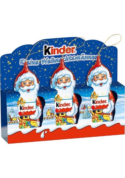 Schokolade Kleine Weihnachtsmänner 3 x 15 gr